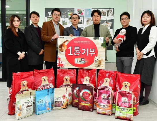 네슬레 퓨리나, 유기동물 보호소에 사료 1.2톤 기부