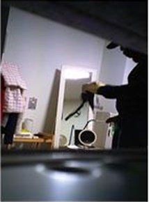 몰래카메라 영상.(사진=부산지방경찰청)