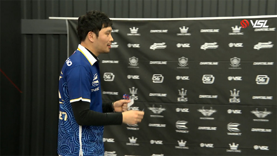 스테이지5에서 본선 무대에 복귀한 신동호.(사진=VSL 중계 캡처)