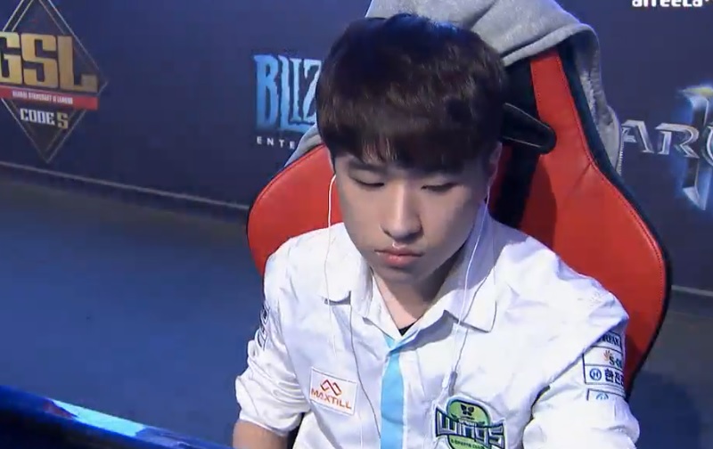 진에어 그린윙스 조성주(사진=아프리카TV 생중계 화면 캡처).