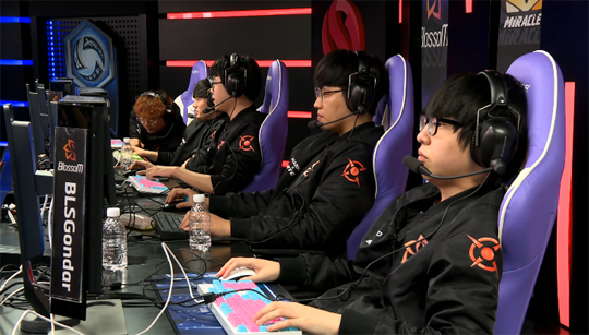 아쉽게 패한 블라썸.(사진=HGC 중계 캡처)