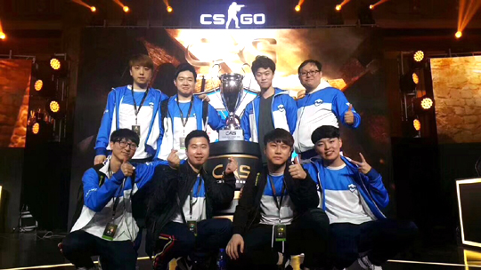 CS:GO 아시아 서밋에서 우승한 MVP.(사진=MVP 제공)