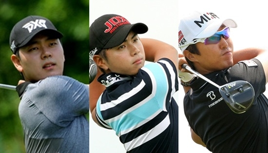 2017KPGA 대상포인트 2위 이정환, 3위 이형준, 5위 변진재. 사진=마니아리포트DB