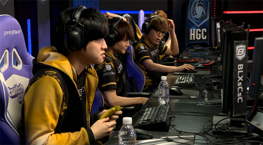 펠리즈에 진땀승을 거둔 발리스틱스.(사진=HGC 중계 캡처)