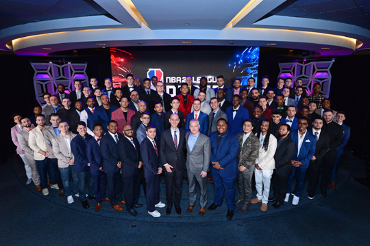 NBA2k 리그 드래프트를 통해 선발된 선수들.(사진=NBA2k리그 SNS 발췌)