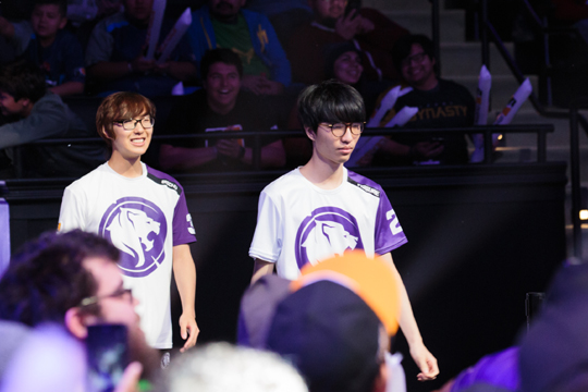 연장 접전 끝에 아쉽게 패한 LA 글래디에이터즈.(사진=블리자드 제공)