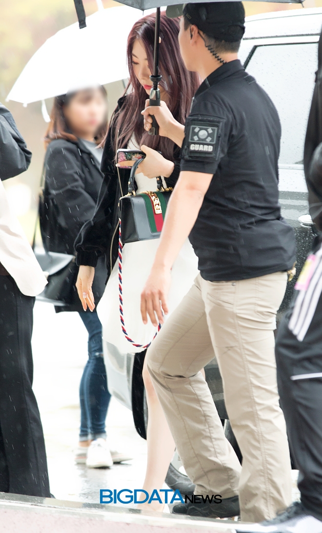 우주소녀 유연정, '프로듀스 48' 출근길 현장