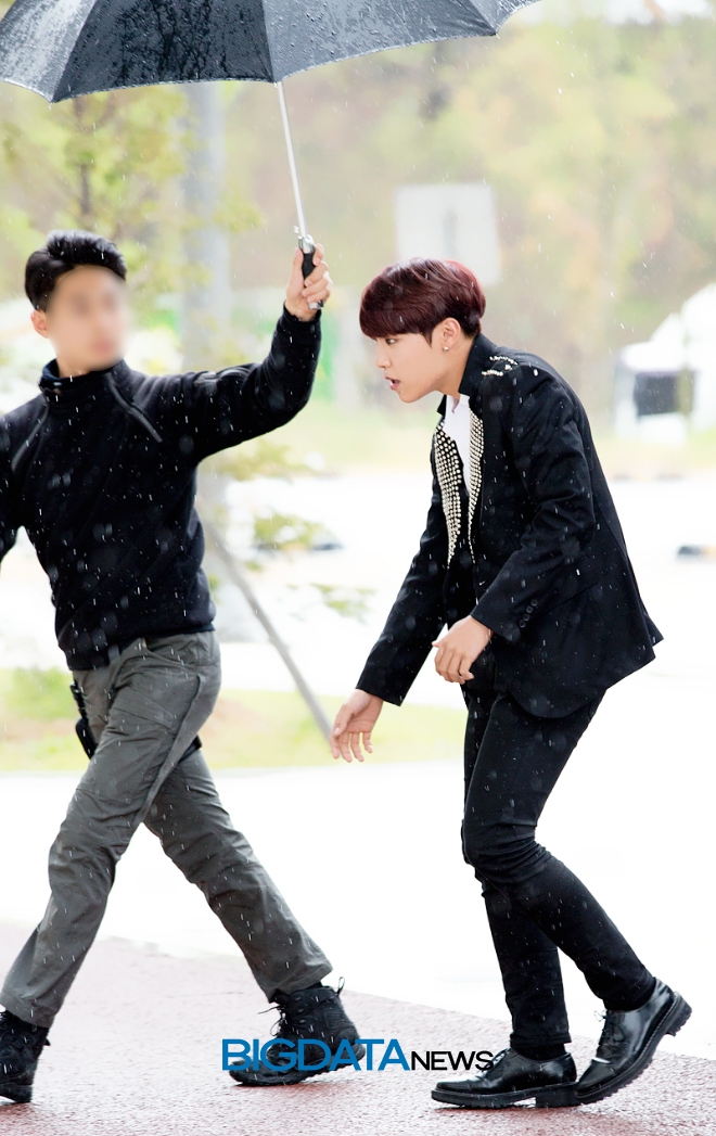 워너원 박우진, '프로듀스 48' 출근길 현장
