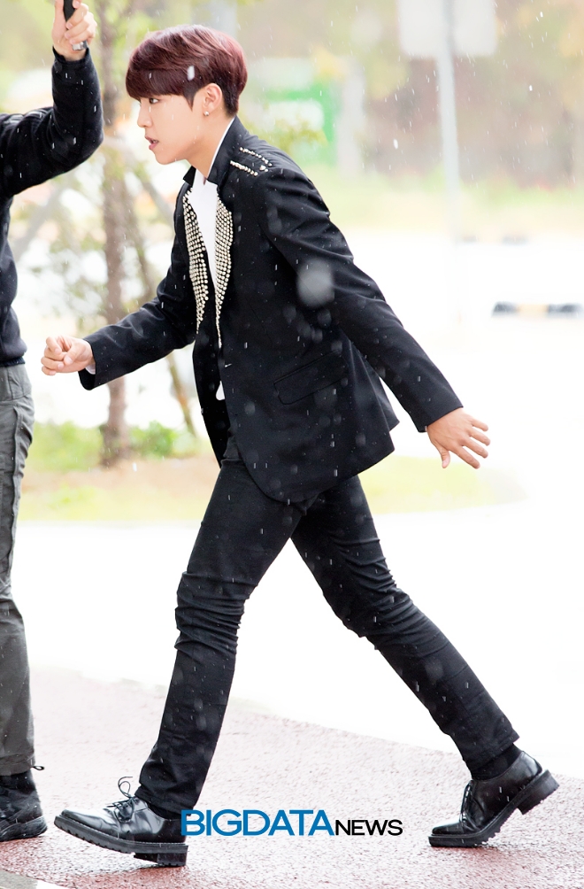 워너원 박우진, '프로듀스 48' 출근길 현장