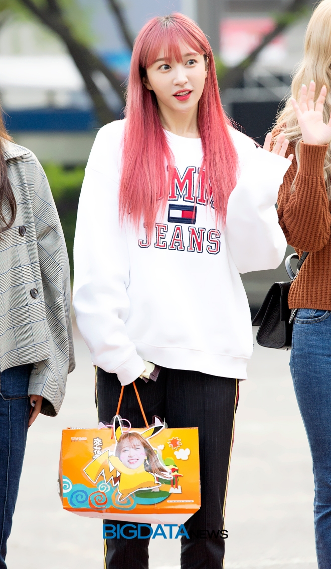 EXID 하니, '뮤직뱅크' 출근길 현장