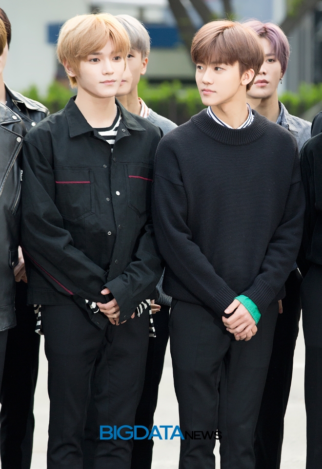NCT 2018 태용-재민, '뮤직뱅크' 출근길 현장