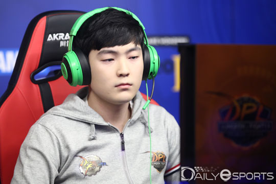 결승 진출에 성공한 김태환.