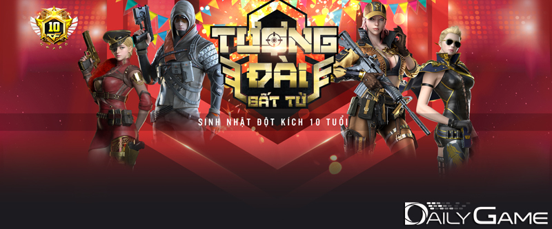 VTC인터컴은 '크로스파이어' 베트남 서비스 10주년을 기념해 다양한 이벤트를 진행하고-있다. 사진은 '크로스파이어' 베트남 홈페이지 10주년 이벤트 홍보 이미지.