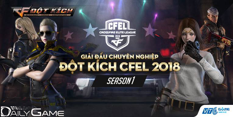 베트남에서 열리고 있는 '크로스파이어' 프로 대회 'CFEL' 홍보 배너. '크로스파이어'의 인기에는 꾸준한 e스포츠 대회 개최가 크게 작용했다(사진 출처='크로스파이어' 베트남 공식 페이스북).