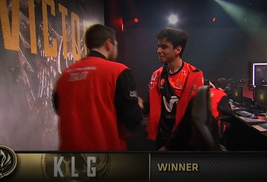 카오스 라틴 게이머즈가 레인보우7을 격파하고 라틴 아메리카 팀 간의 대결에서 승리했다(사진=네이버 생중계 화면 캡처).