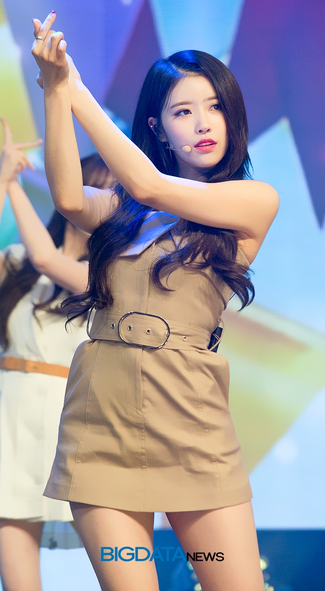 러블리즈 이미주, 심플리케이팝 'Simply K-POP' 현장