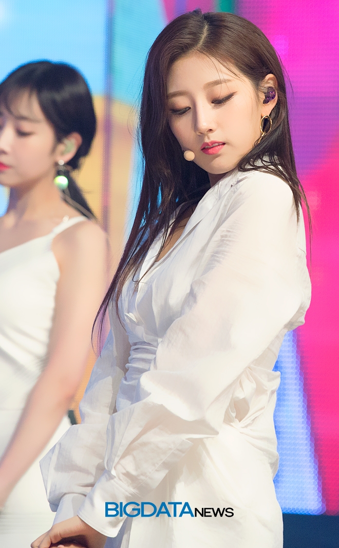 러블리즈 정예인, 심플리케이팝 'Simply K-POP' 현장