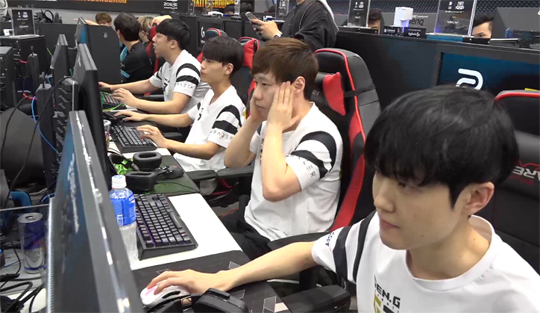 준우승을 차지한 Gen.G 골드.(사진=APL 중계 캡처)