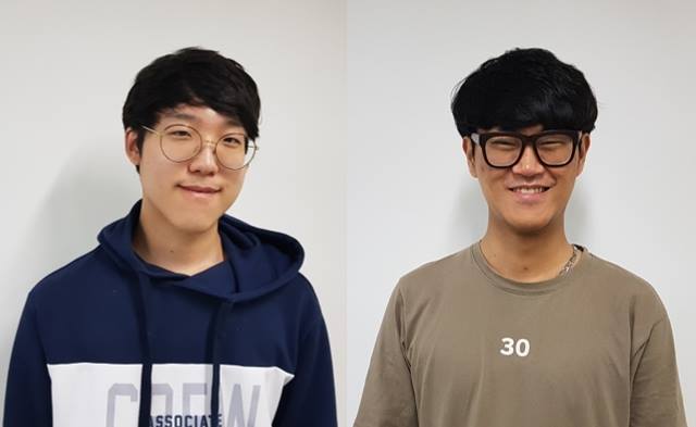 '카카오' 이병권(왼쪽)과 '노바' 박찬호가 진에어 그린윙스에 합류했다(사진=진에어 그린윙스 SNS 발췌).