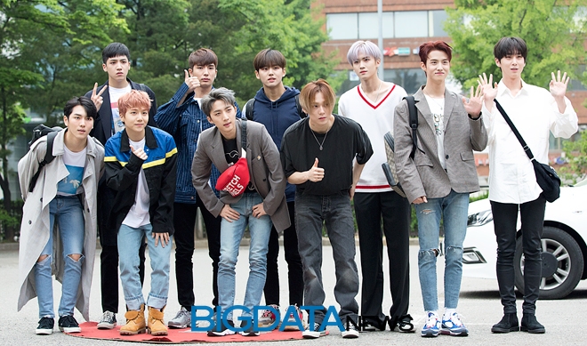 펜타곤, '뮤직뱅크' 출근길 현장
