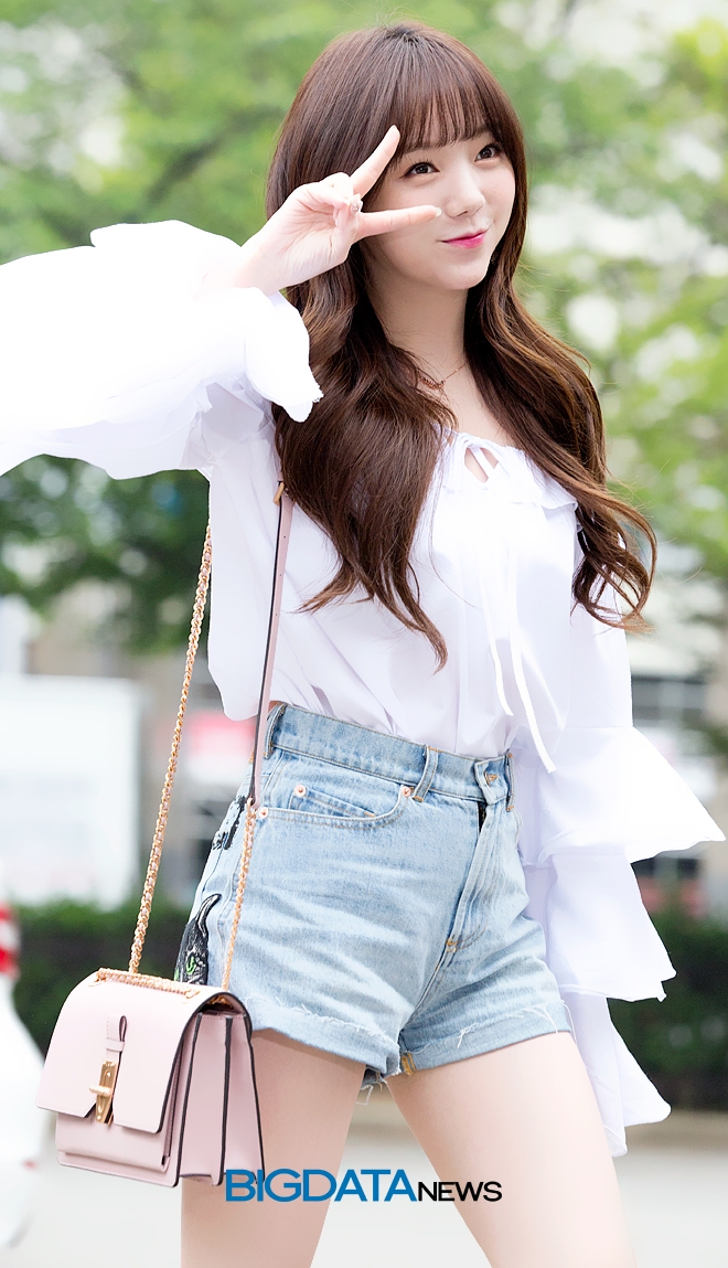 러블리즈 케이, '뮤직뱅크' 출근길 현장