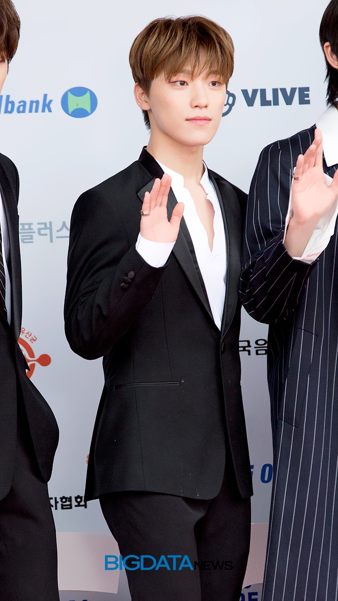 세븐틴 디노, '2018 드림콘서트' 레드카펫 및 포토월 현장