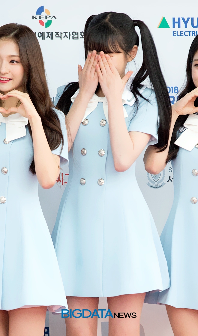 프로미스 나인 백지헌, '2018 드림콘서트' 레드카펫 및 포토월 현장