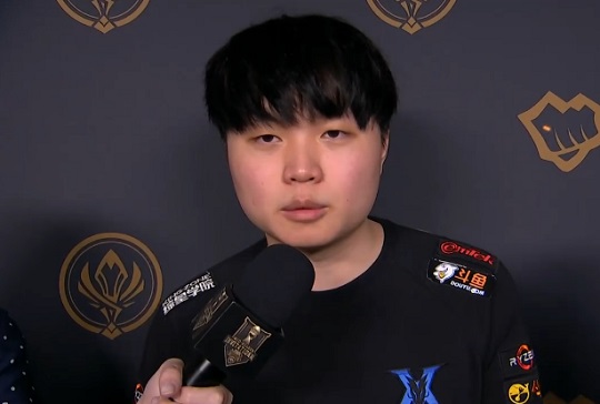 킹존 드래곤X의 '비디디' 곽보성. (사진=MSI 중계 캡처)