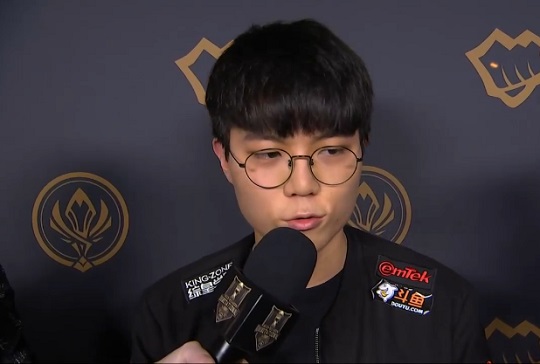 '커즈' 문우찬. (사진=MSI 중계 캡처)