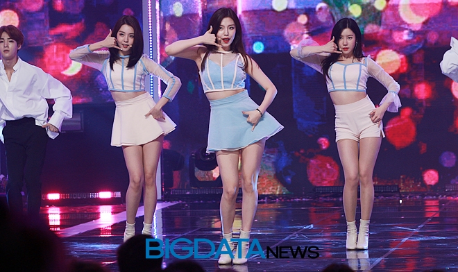 베리굿 하트하트, '쇼 챔피언' 생방송 현장