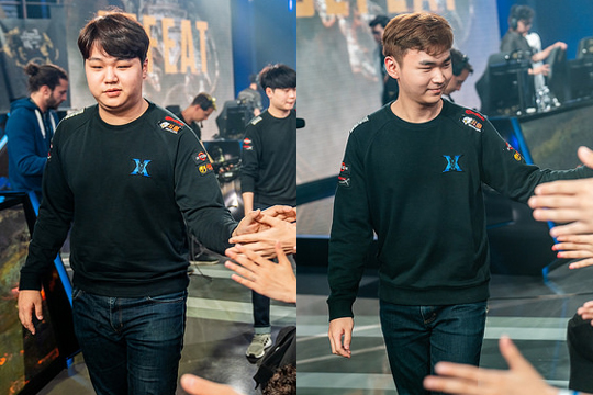 '프레이' 김종인(왼쪽)과 '고릴라' 강범현. (사진=라이엇 게임즈 제공)