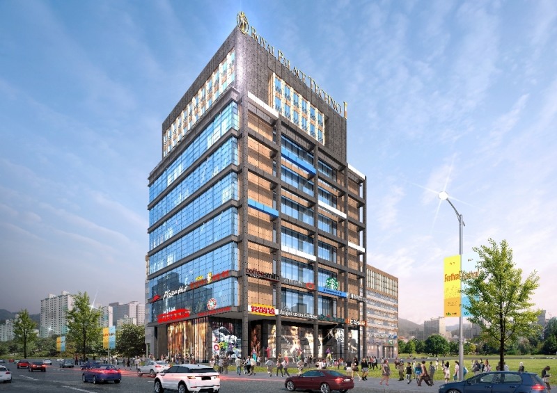 로얄팰리스테크노 미사 투시도(사진=다인건설 제공)