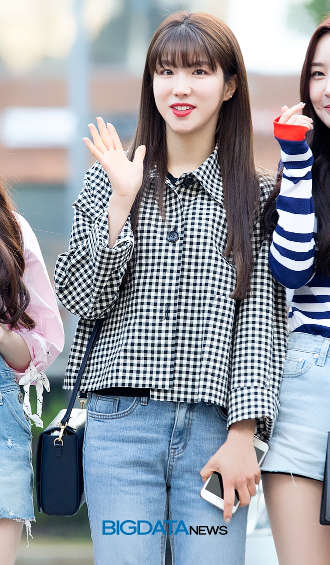 유니티 지엔, 뮤직뱅크 출근길 현장
