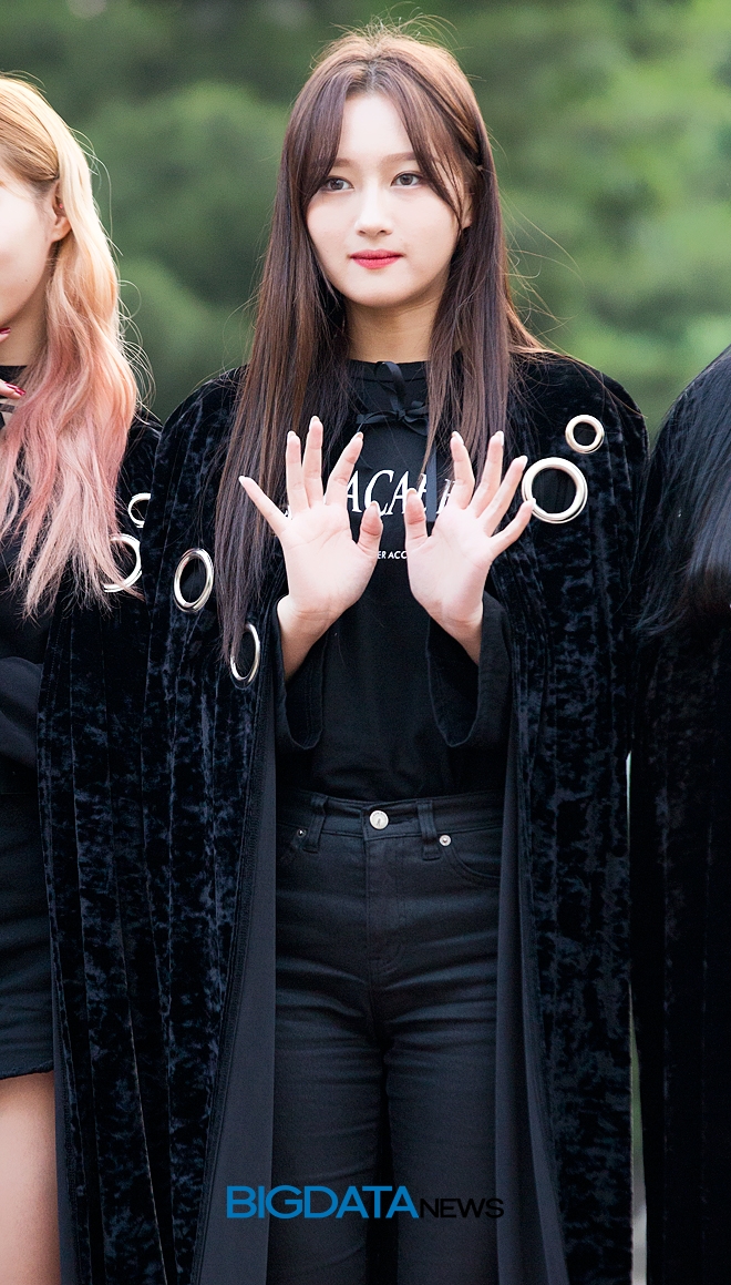 드림캐쳐 시연, 뮤직뱅크 출근길 현장