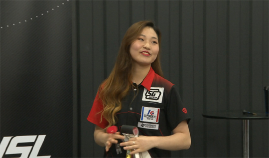 본선 진출에 성공한 최혜진.(사진=VSL 중계 캡처)