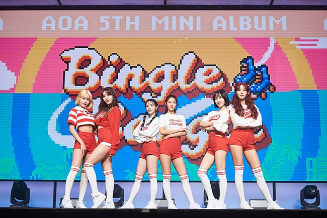 AOA, ‘빙글뱅글’로 美 아이튠즈 K팝 차트 13개국 ‘TOP3’