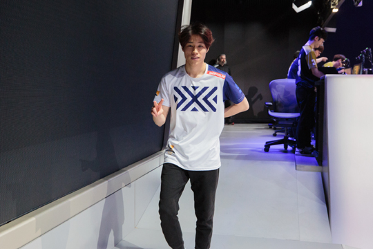 트레이서와 맥크리로 활약하며 팀 승리를 이끈 박종렬.(사진=블리자드 제공)