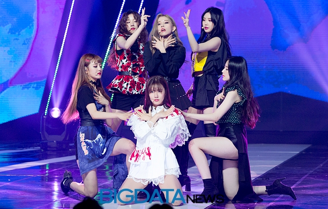 (여자)아이들, MBC MUSIC '쇼 챔피언' 생방송 현장