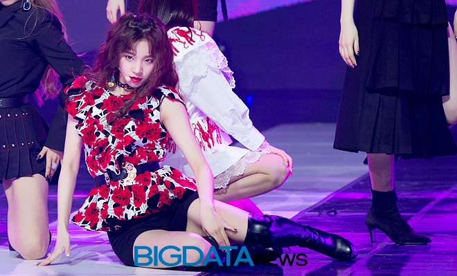 (여자)아이들 우기, MBC MUSIC '쇼 챔피언' 생방송 현장