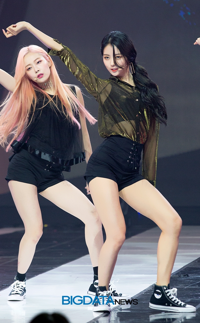 프리스틴V 나영, MBC MUSIC '쇼 챔피언' 생방송 현장