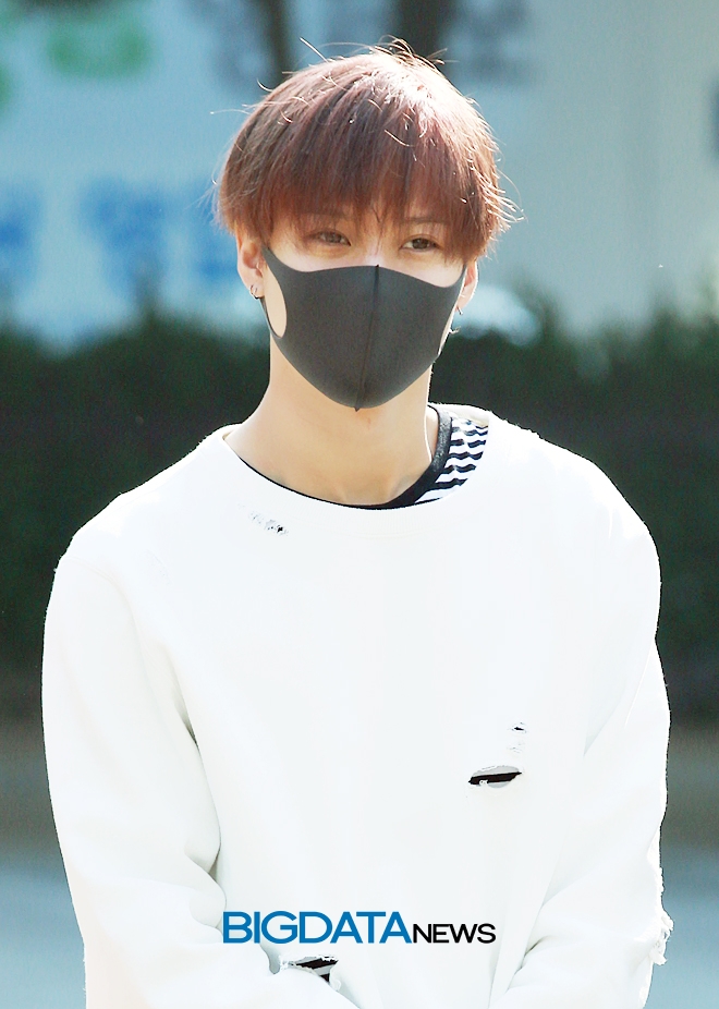 샤이니 태민, 뮤직뱅크 출근길 현장