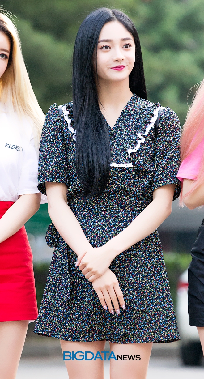 프리스틴V 결경, 뮤직뱅크 출근길 현장