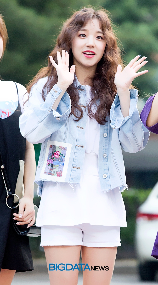 (여자)아이들 우기, 뮤직뱅크 출근길 현장