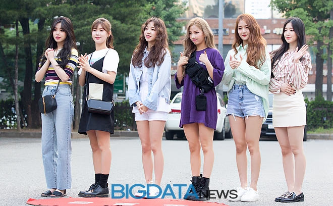 (여자)아이들, 뮤직뱅크 출근길 현장