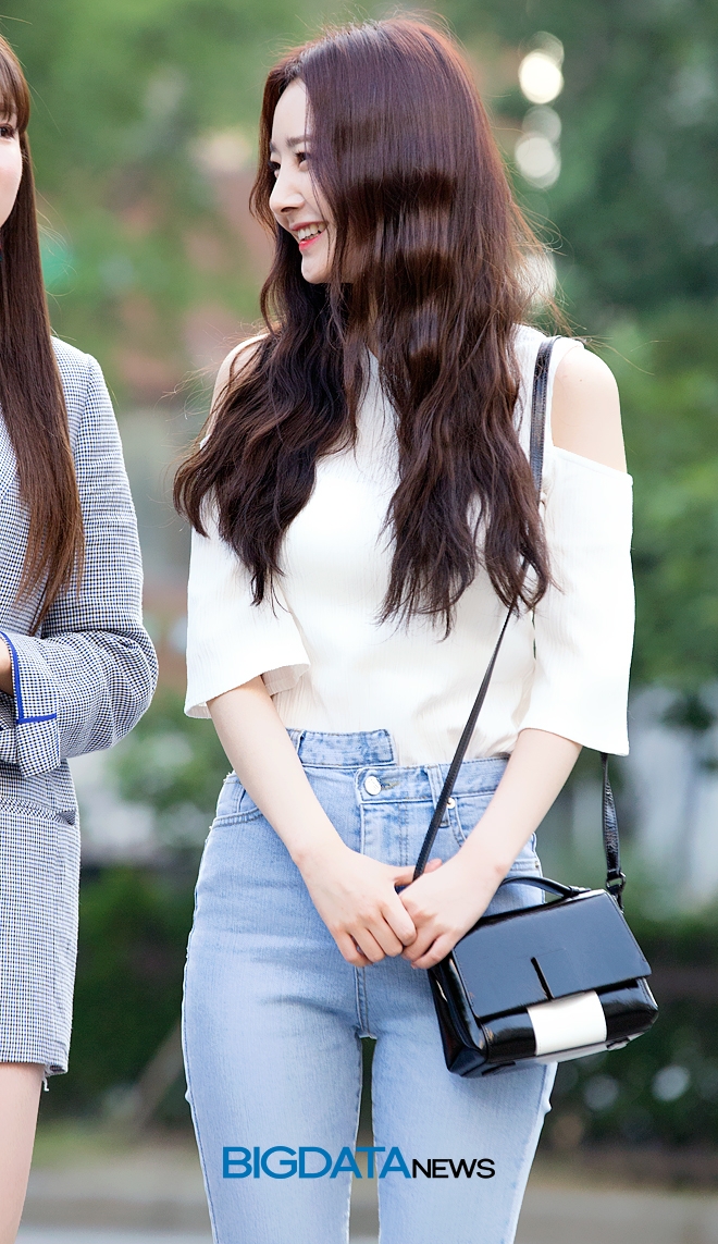 유니티 우희, 뮤직뱅크 출근길 현장