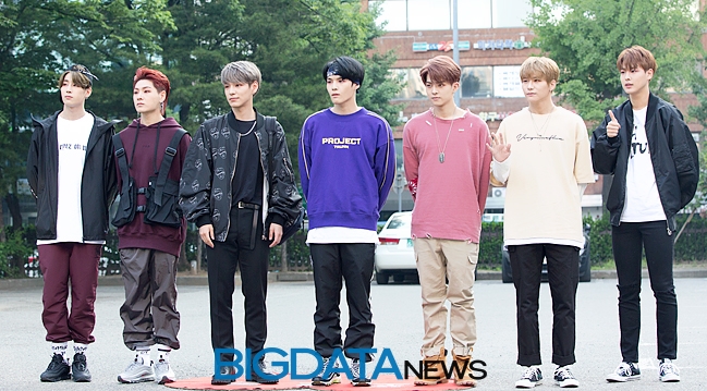 빅톤, 뮤직뱅크 출근길 현장
