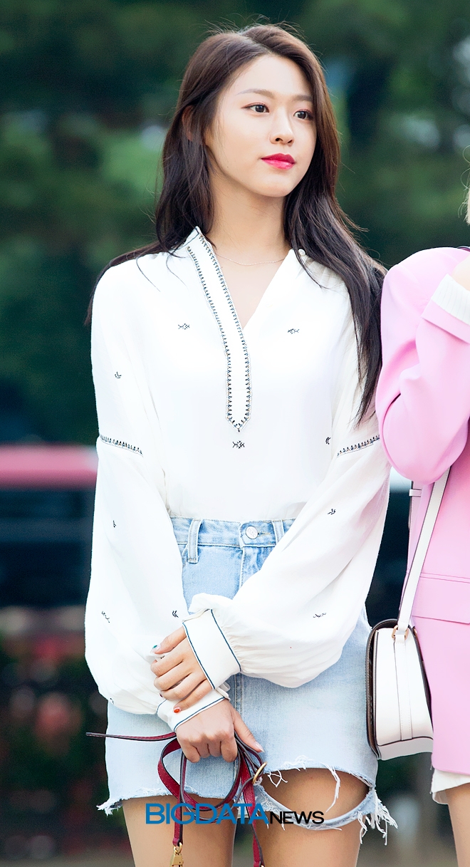 AOA 설현, 뮤직뱅크 출근길 현장