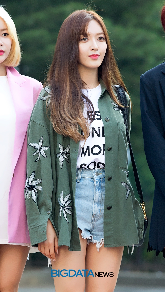 AOA 찬미, 뮤직뱅크 출근길 현장