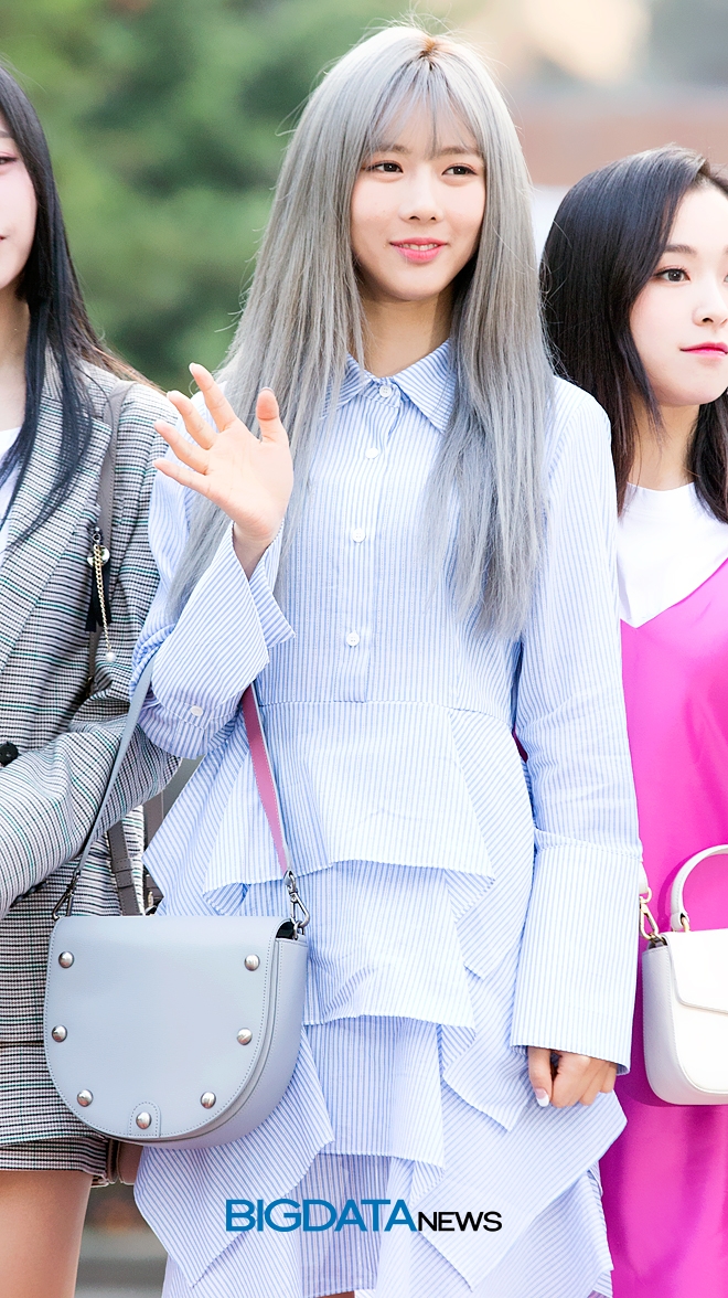 드림캐쳐 유현, 뮤직뱅크 출근길 현장