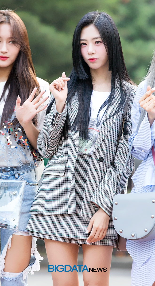 드림캐쳐 지유, 뮤직뱅크 출근길 현장